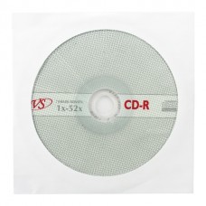 Диск CD-R VS 700 52* в бумажном конверте 511554 (ш/к635131)