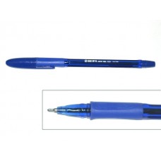 Ручка трехгранная шар. Beifa 317800-BL синяя 0,5мм маслянная, тонир.корпус с держателем Студент
