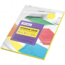 Бумага для принтера А4 цветная 80г/100л интенсив желтая Intensive Color Офис-спейс IC_38227