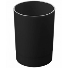 Стакан пластик офисный цвет черный Стамм Лидер ПС-30503