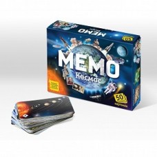 Игра настольная Мемо Космос (50 карточек) в коробке 7208