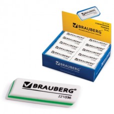 Ластик Brauberg Partner скошенный трехслойный 57*18*11 мм 221036 термопластичная резина