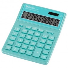 Калькулятор настольный 12-разрядов Eleven SDC-444X бирюзовый (20,5*15,5см) дв.питание, бухгалтерский