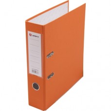 Папка-регистратор А4 80мм ПВХ цвет оранжевый карман на корешке +метал.окантовка Lamark AF0600-OR1/OR