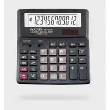 Калькулятор настольный 12-разрядов Skainer SK-502II черный бухгалтерский 16*16см (аналог 620)