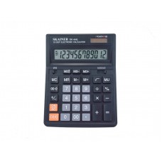 Калькулятор настольный 12-разрядов Skainer SK-444L черный 20*15см (аналог 444) бухгалтерский