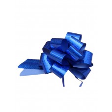 Бант-шар 30мм Голография, цвет синий БЛ-8013