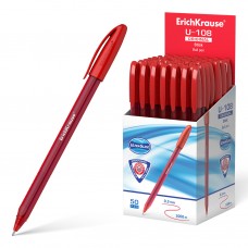 Ручка трехгранная шар. ErichKrause U-108 Original красная 1,0мм 47597 кр.корп, игольчатая, масляная