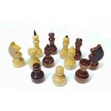 Игра настольная Шахматные фигуры обиходные Ш-20 дерево (высота 35-67мм, диаметр 22-24мм)в пак. Киров