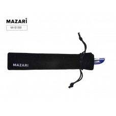 Футляр для ручек подарочных Мешочек с завязками 17*3см черный текстиль Mazari M-8189
