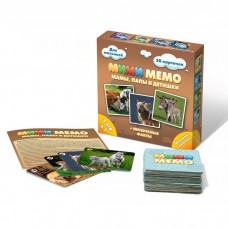 Игра настольная Мемо-Ми-Ми Домашние животные (30 карточек) в коробке 3+ 8051